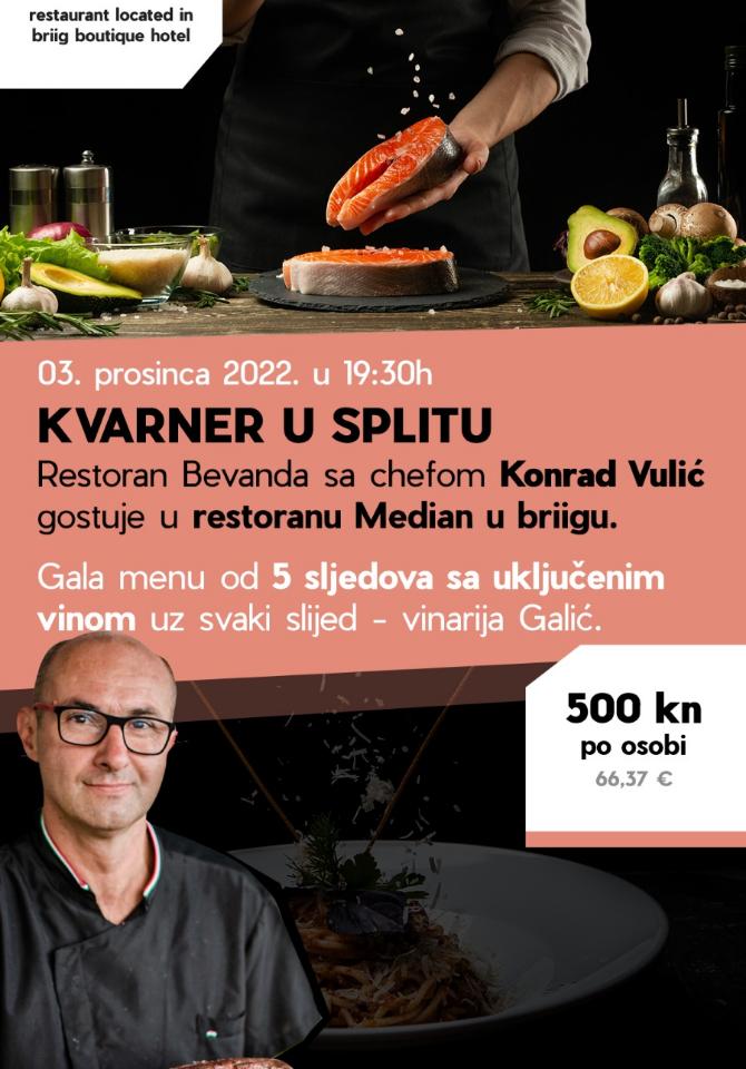 Kvarner in Split - gala dinner